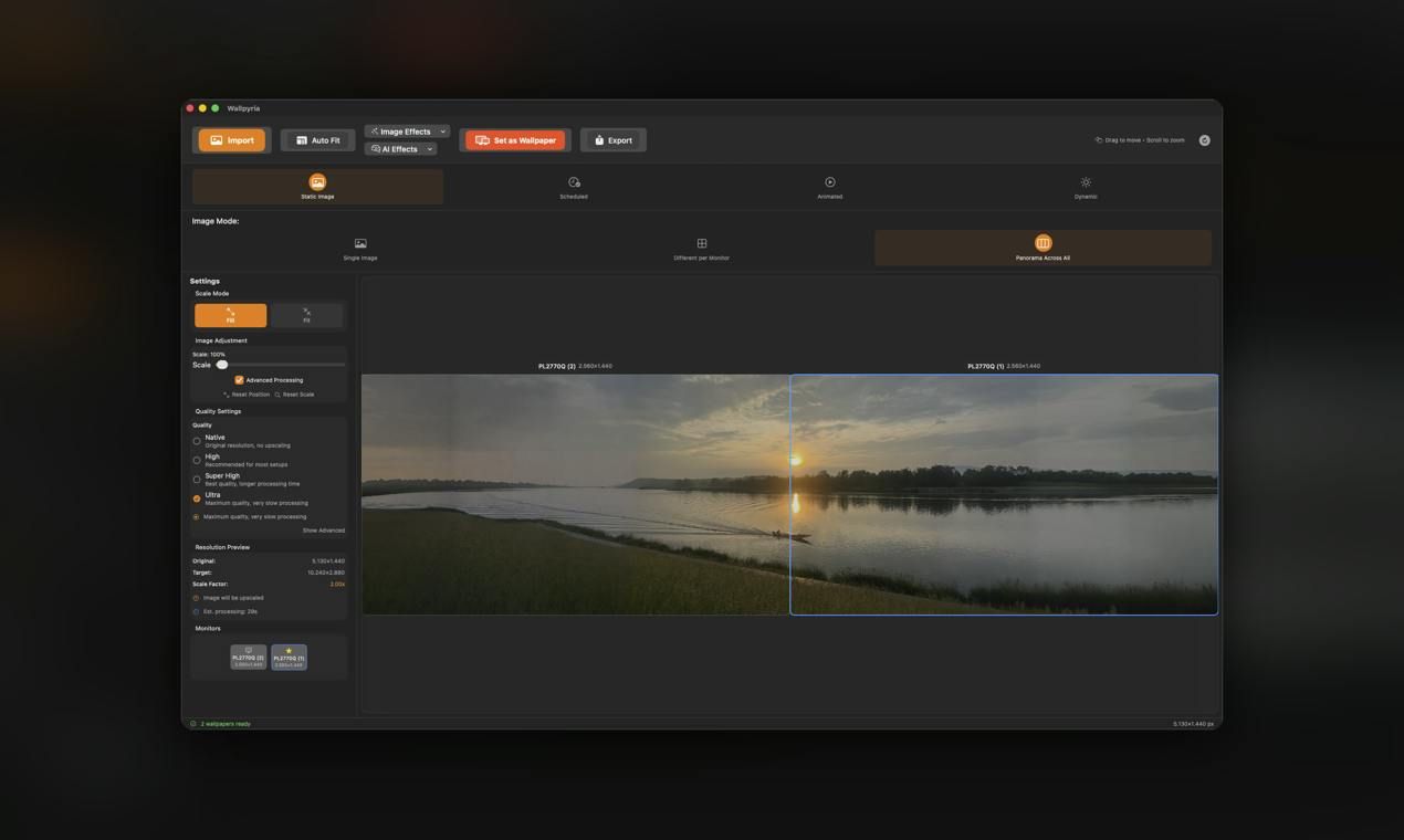 Wallpyria screenshot 1