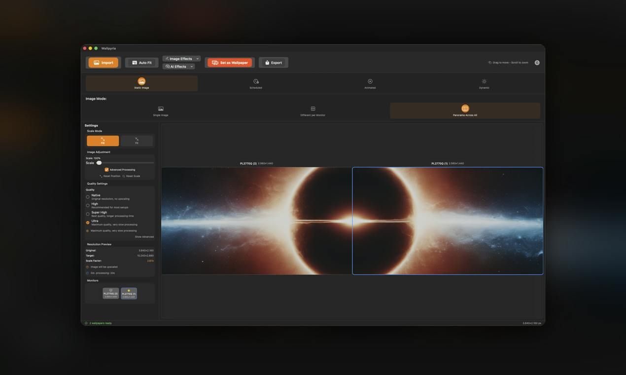 Wallpyria screenshot 3