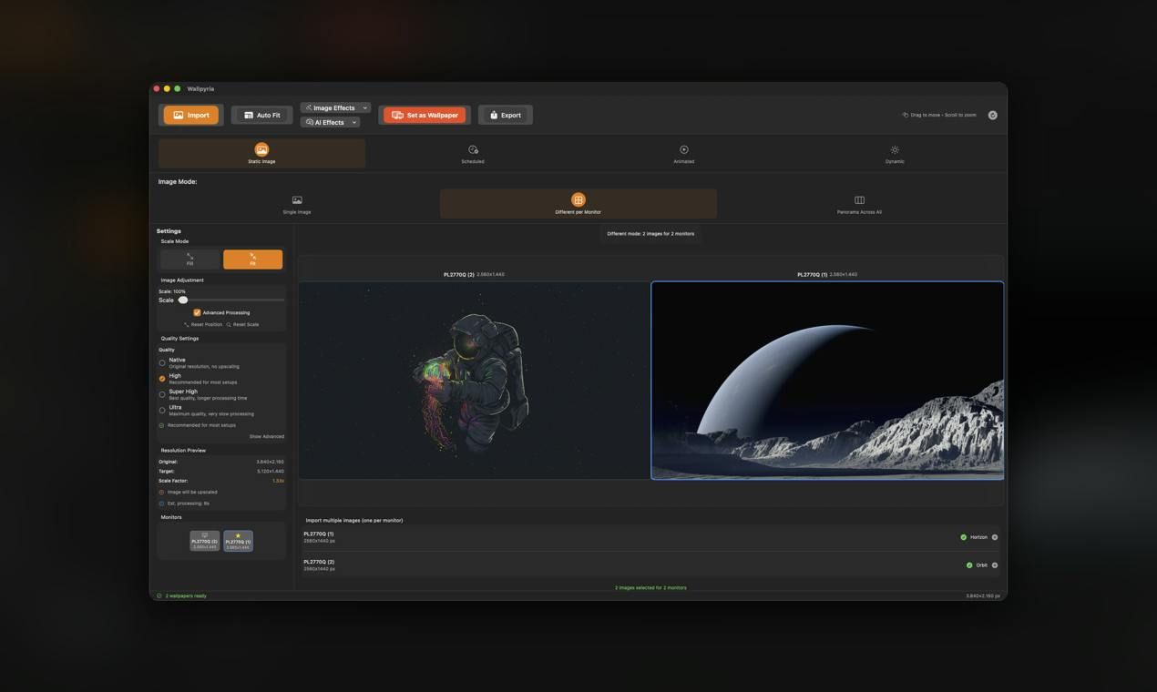 Wallpyria screenshot 4